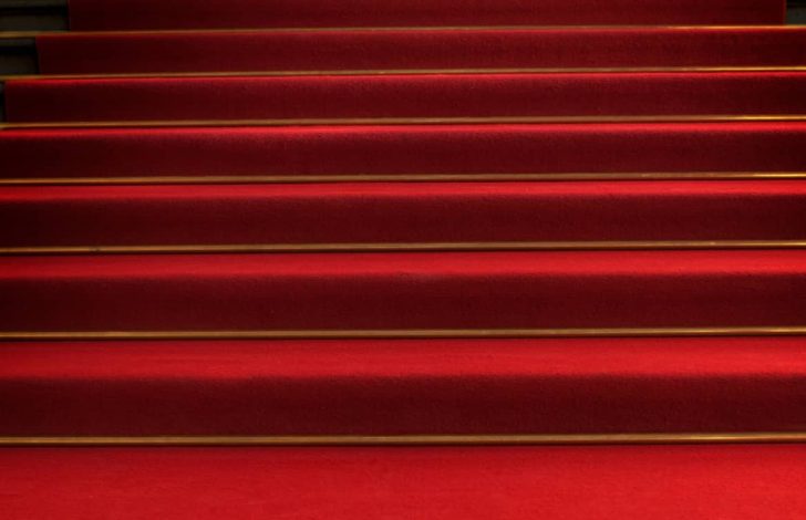 stairs with red carpet