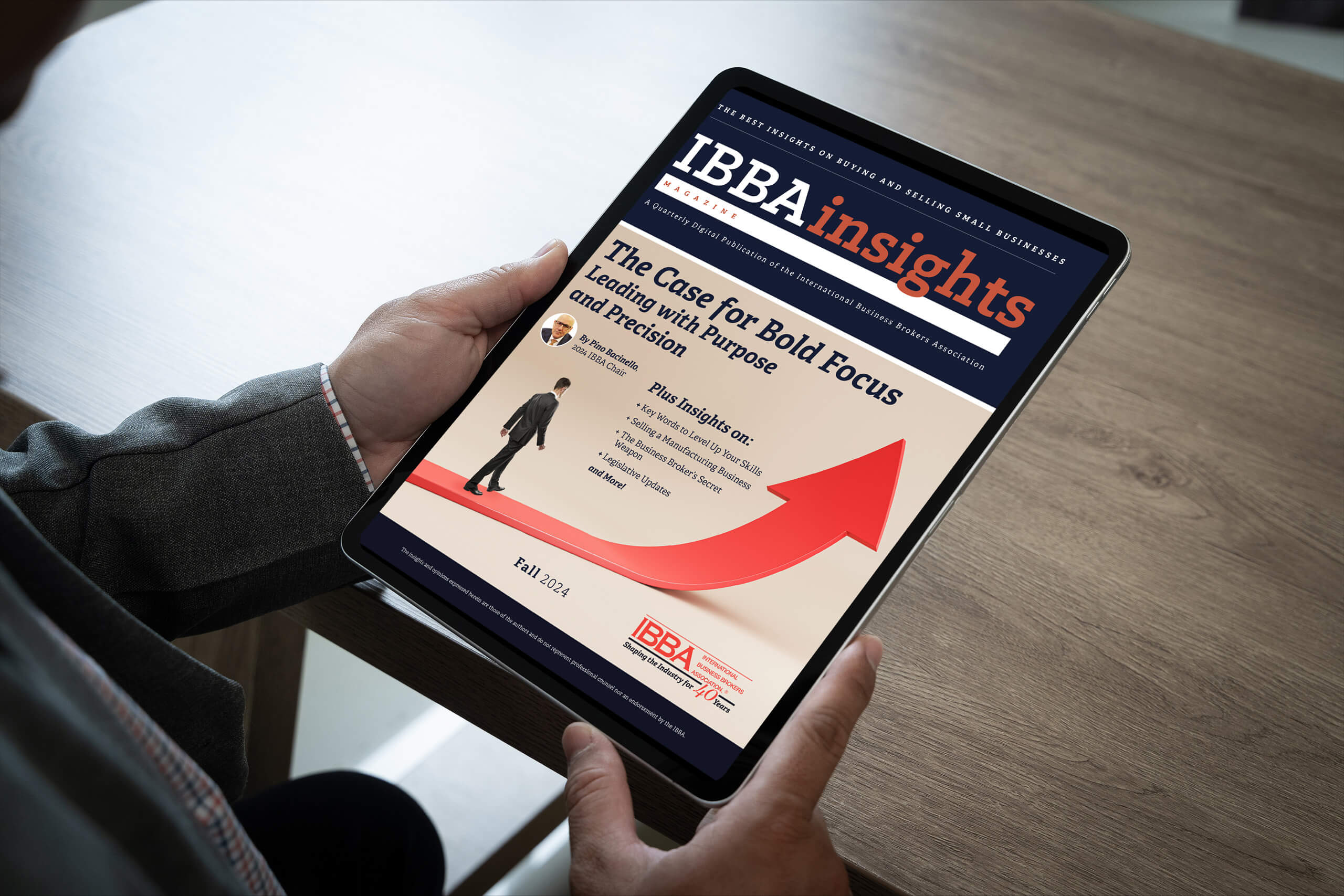 business broker reading ibba insights magazine