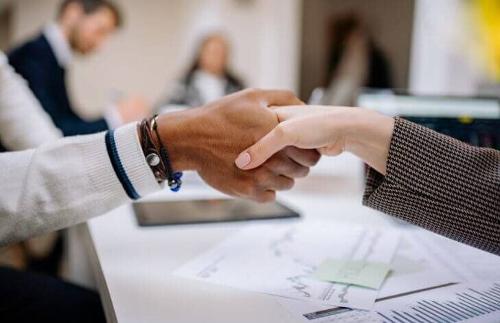 successful deal handshake